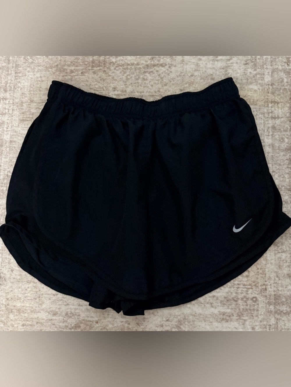 Nike Women’s Black Athletic Shorts with Reflective Swoosh
